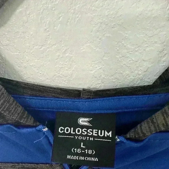 260. Boys Youth Heathered Black Florida Gators Quick Kick Quarter-Zip Hoodie - Picture 2 of 5